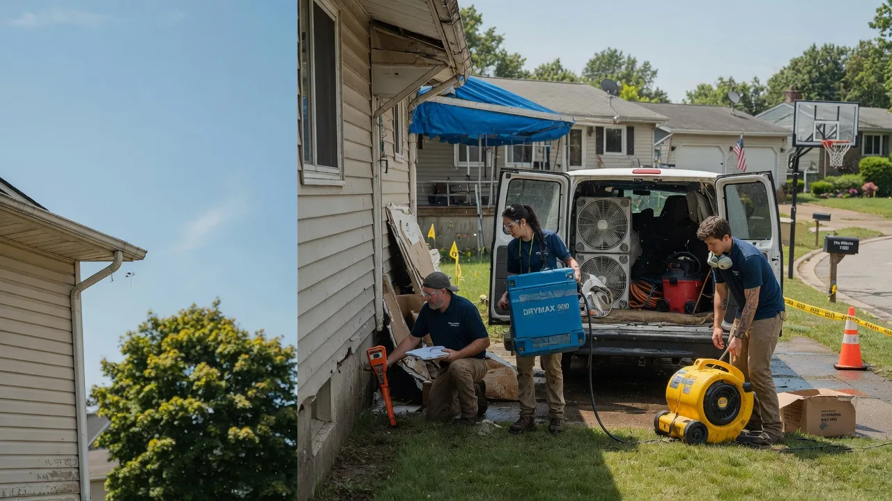Ceiling Leak Cleanup in Huntington, IN near me
